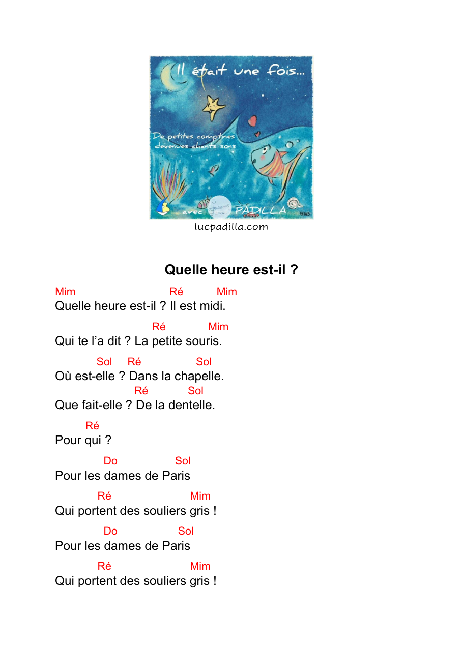Tableau des accords