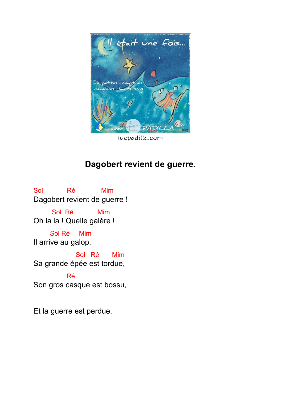 Tableau des accords