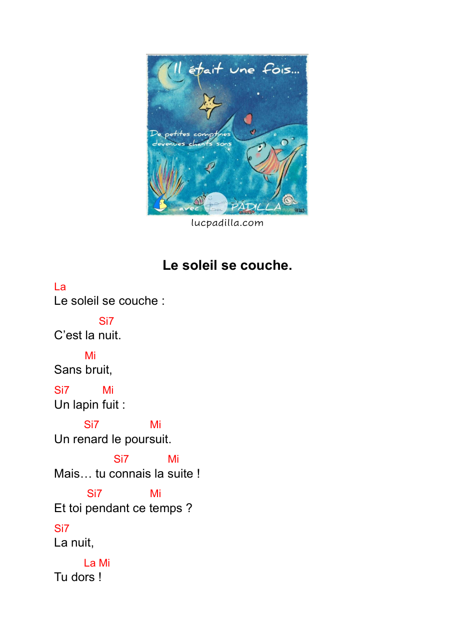 Tableau des accords