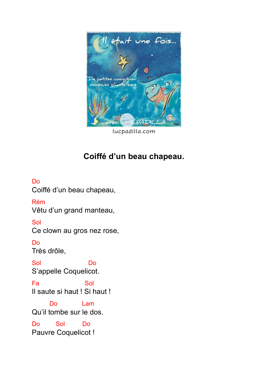 Tableau des accords